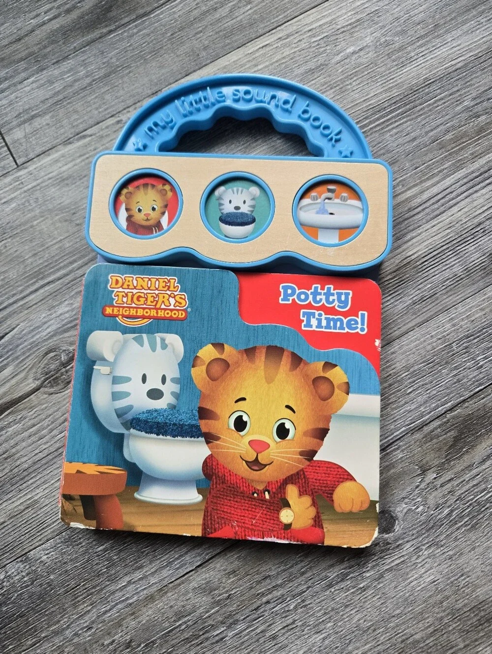 Paw Patrol Blue Handled Sound Book with Orange, Yellow, Green Buttons
